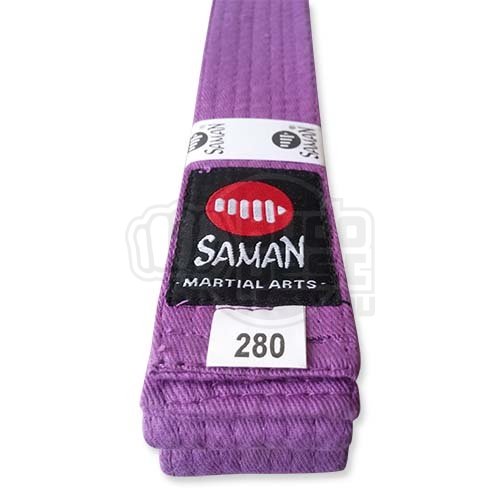 Belt, Saman, cotton, purple