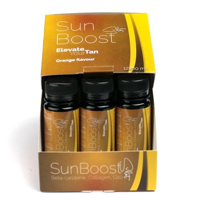 SunBoost, Vitamin Shot, Béta-Karotin, Kollagén, Q10