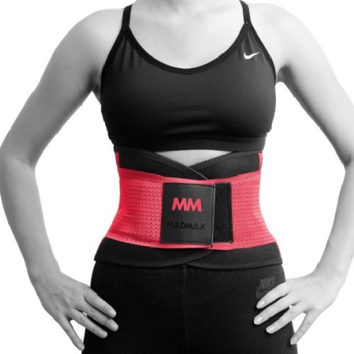 Slimming and support belt, Madmax, Piros szín, L méret