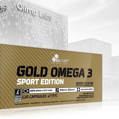 Olimp, Gold Omega-3 Sport Edition, 120 kapszula