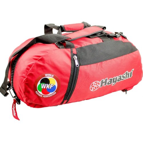 Backpack-Sportsbag-Dufflebag combination WKF, red, small