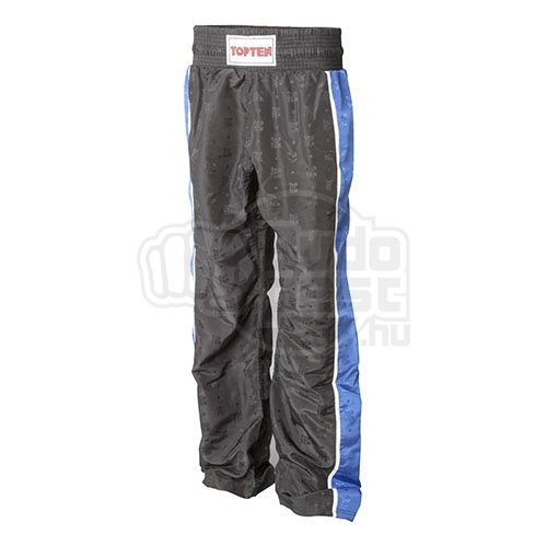 Kick-box trousers, Top Ten, Stripe, black/blue