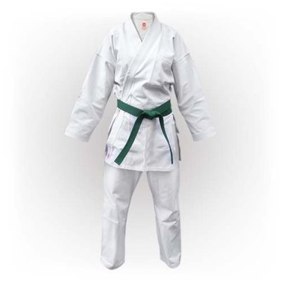 Karate ruha, Saman, Basic Kata, övvel, fehér, pamut