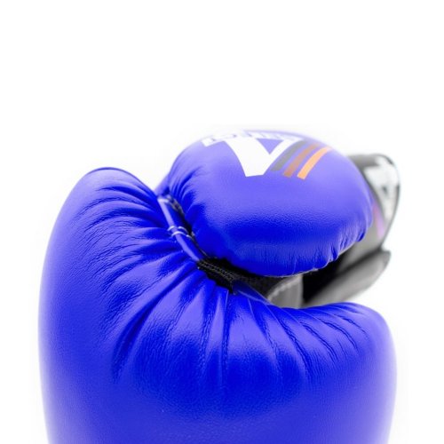 Boxing gloves, Top Ten, 4select, nubuk leather, Kék-fekete szín, 14 oz size