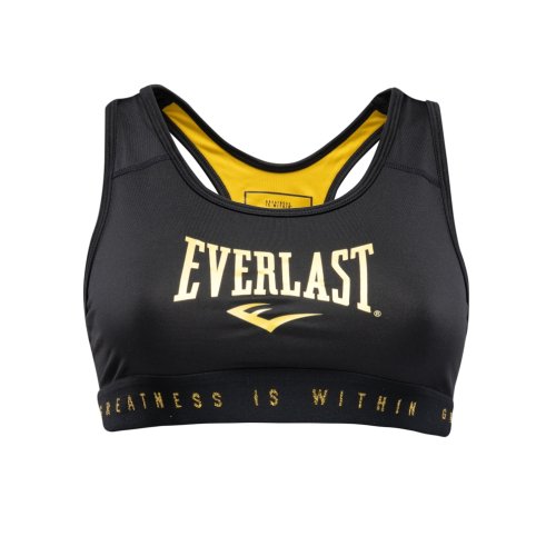 Sport top, Everlast Brand, fekete-sárga