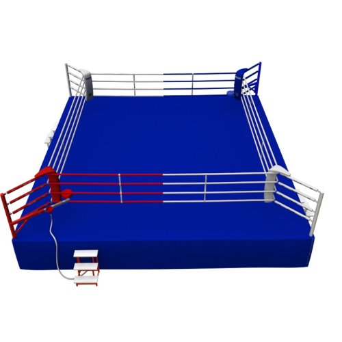 Competition Boxing Ring, Saman, 7,8x7,8m, 4 ropes, AIBA rules