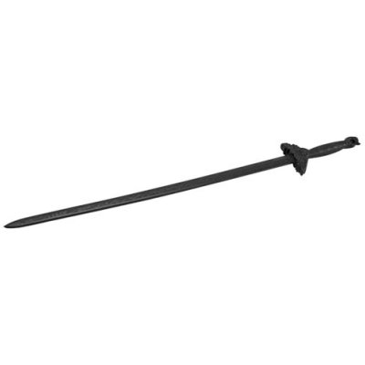 Tai-chi sword, practicing, plastic, black
