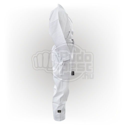 Karate ruha, Saman Hanami, 7,5 oz, övvel, fehér, pamut/poly