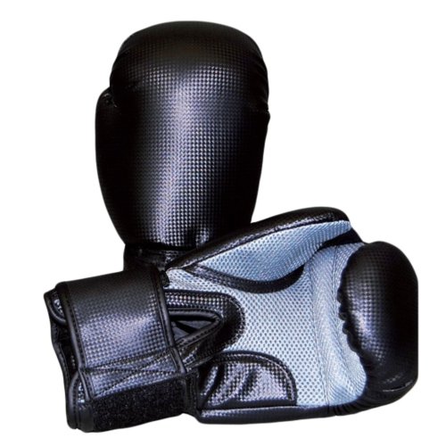 Boxing gloves, Phoenix, carbon optic, mesh, blue-grey