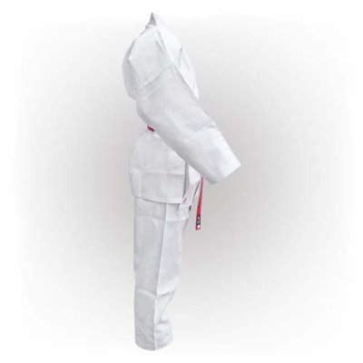 Karate Uniform, Saman, Kumite without belt, white, cotton/poly