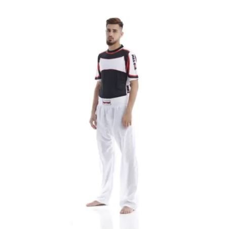 Kick-box nadrág, Top Ten, Classic, fehér-fehér szín, 110 cm méret