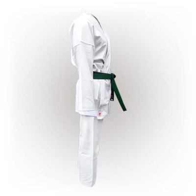 Karate ruha, Saman, Basic Kata, övvel, fehér, pamut