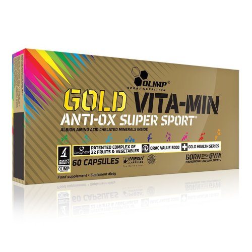 Olimp, Gold VITA-MIN ANTI-OX Super Sport™ Mega Caps®, 60 kapszula