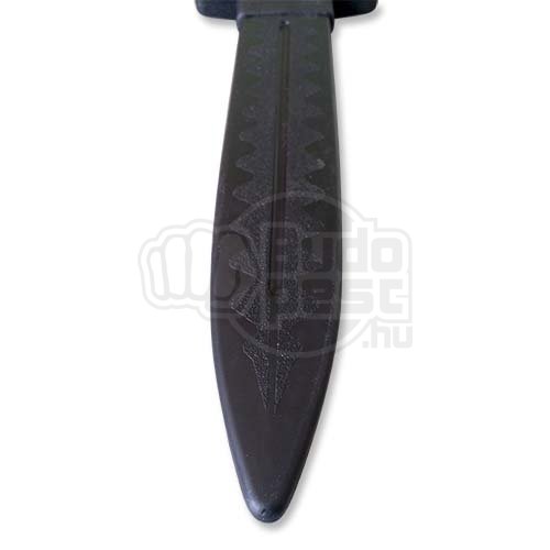 Plastic knife, TPR, black