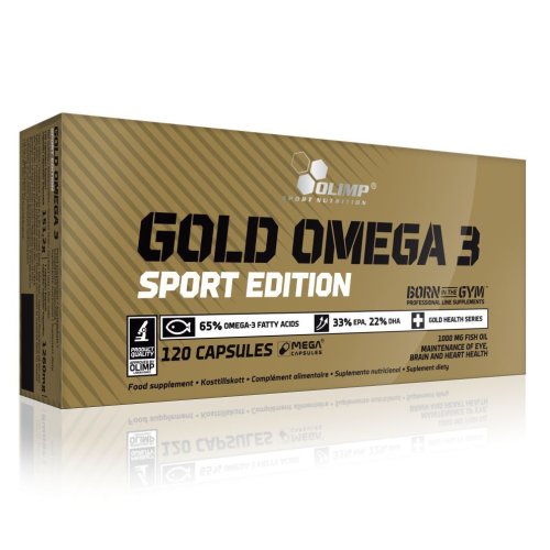 Olimp, Gold Omega 3 Sport Edition, 120 capsules