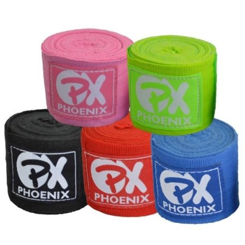 Boxing handwraps, Phoenix, elastic, blue, 1 pair