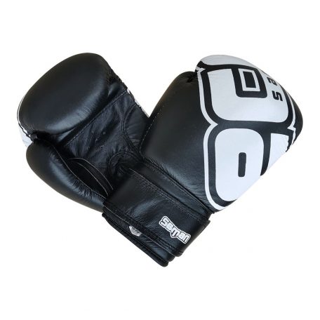 Boxing Gloves, Saman Eco, leather, black, 10 oz