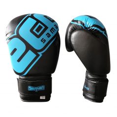   Boxing gloves, Saman Eco 2.0, artificial leather, black, 12oz