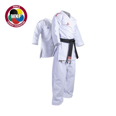 Karate ruha, Hayashi, Bunkai 2.0 Competition, WKF, 12 oz, piros-kék, 160 cm méret