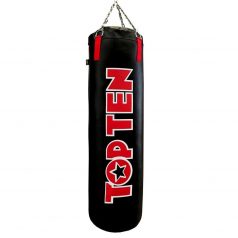   Punching bag, Heavy Bag “TOP TEN” (filled), Fekete-piros szín, 120 cm méret