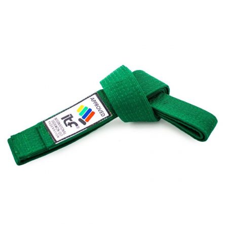 Taekwon-Do belt “ITF” - green, Zöld szín, 150 cm méret