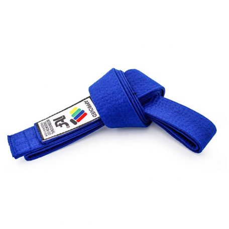 Taekwon-Do belt “ITF” - green, Kék szín, 150 cm méret