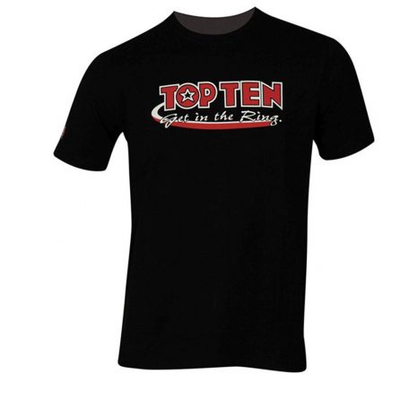 T-shirt, Top Ten, Get in the Ring, Fekete szín, S méret