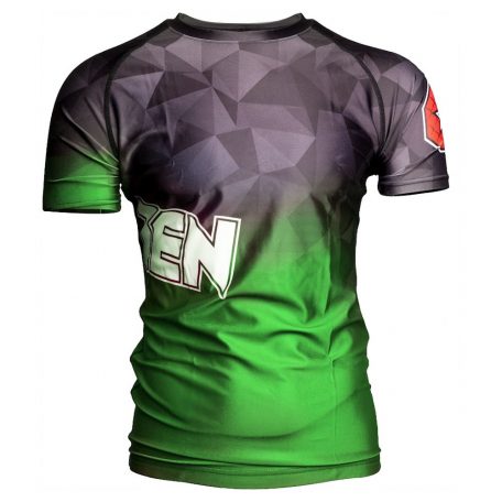 MMA Rashguard, Top Ten, Prism, Zöld szín, S méret