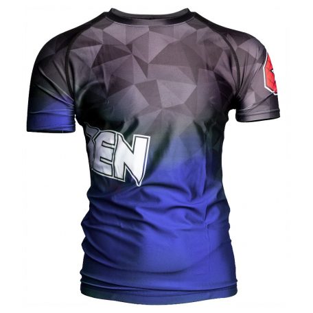 MMA Rashguard, Top Ten, Prism, Kék szín, XXL méret