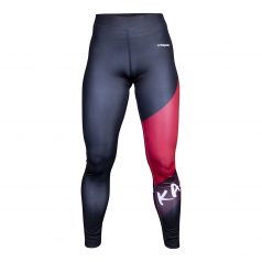 Leggings, Hayashi, WKF Vista, fekete/piros, S méret