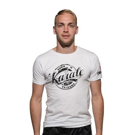 T-Shirt, Hayashi, Karate, white, XS méret