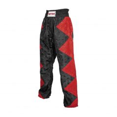 Kick-box trousers, Top Ten, Stripe, red/black, 130 cm méret