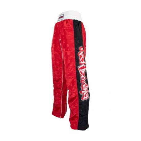 Kick-box trousers, Top Ten, Stripe, red/black, Piros szín, 130 cm méret