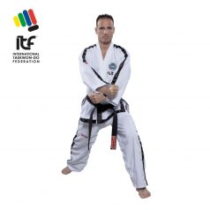   Taekwon-Do Instructor Dobok “Diamond” (4th - 6th Dan) (ITF approved), 160 cm méret