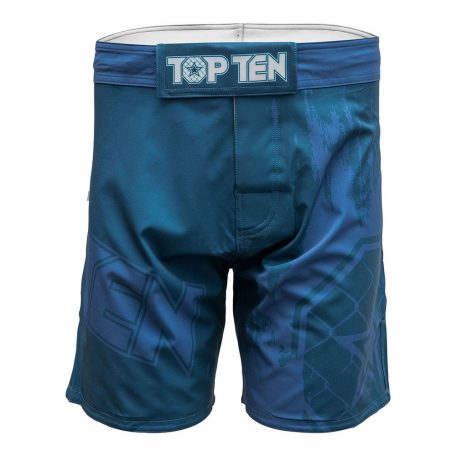 MMA-Shorts, Top Ten, Power Ink, Kék szín, XL méret