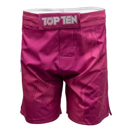 MMA-Shorts, Top Ten, Power Ink, pink szín, S méret