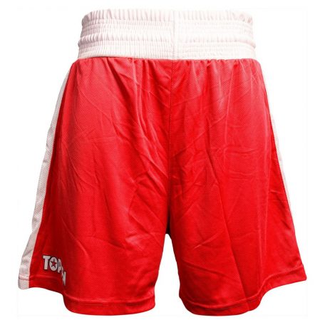 Boxing trunks, TOP TEN, IBA, blue/white, Piros-fehér szín, XXL méret