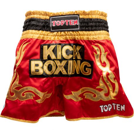 Thai boxing shorts “WAKO Kickboxing”, Piros szín, S méret