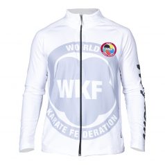 Melegítő felső, Hayashi, WKF Zeal, fehér, XS méret