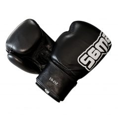 Boxing gloves, Saman, Mex Glove, leather, black, 10 oz