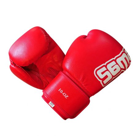 Boxing gloves, Saman, Mex Glove, leather, red, 10 oz