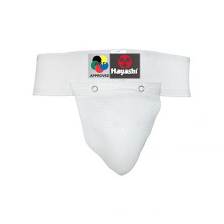 Groin guard, Hayashi, WKF, cotton, white, Gyerek méret