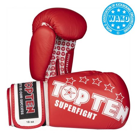 Boxing gloves “Superfight 3000”, Piros szín, 10 oz méret