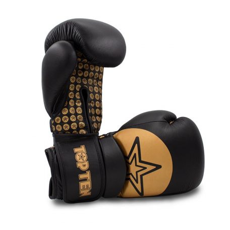 Boxing gloves “Wrist Star”, Fekete-arany szín, 10 oz méret