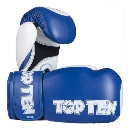 Boxing gloves, Top Ten, Star XLP, blue, Kék szín, 10 oz méret