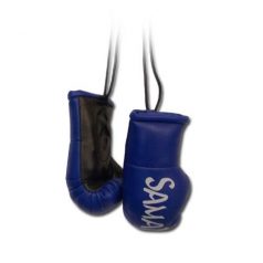 Mini Boxing Gloves, Saman, Hang-up, pair, blue