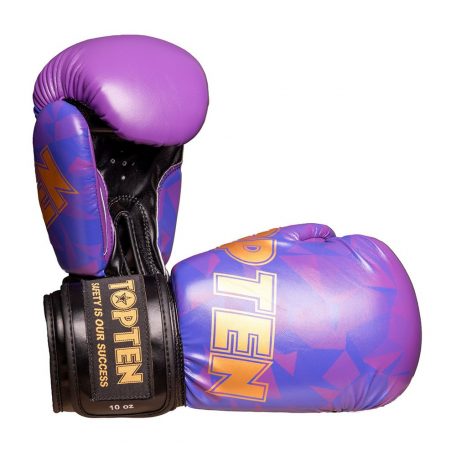 Boxing gloves, Top Ten, PRISM, Standard, Lila-arany szín, 12 oz méret