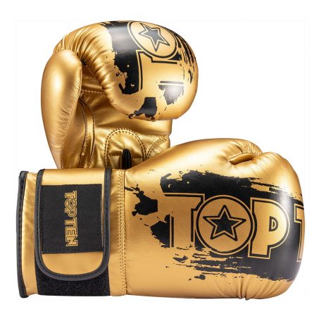 Boxkesztyű, Top Ten, Power Ink Golden Star, Arany-fekete, 14 oz