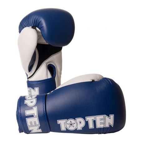 Boxing gloves, Top Ten, XLP, Kék-fehér szín, 10 oz méret