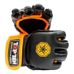   MMA Gloves, Top Tem, Striking C-Type, Fekete-narancs szín, S méret